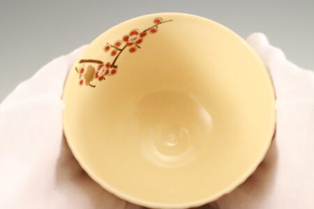 梅茶碗（作：山川巌）